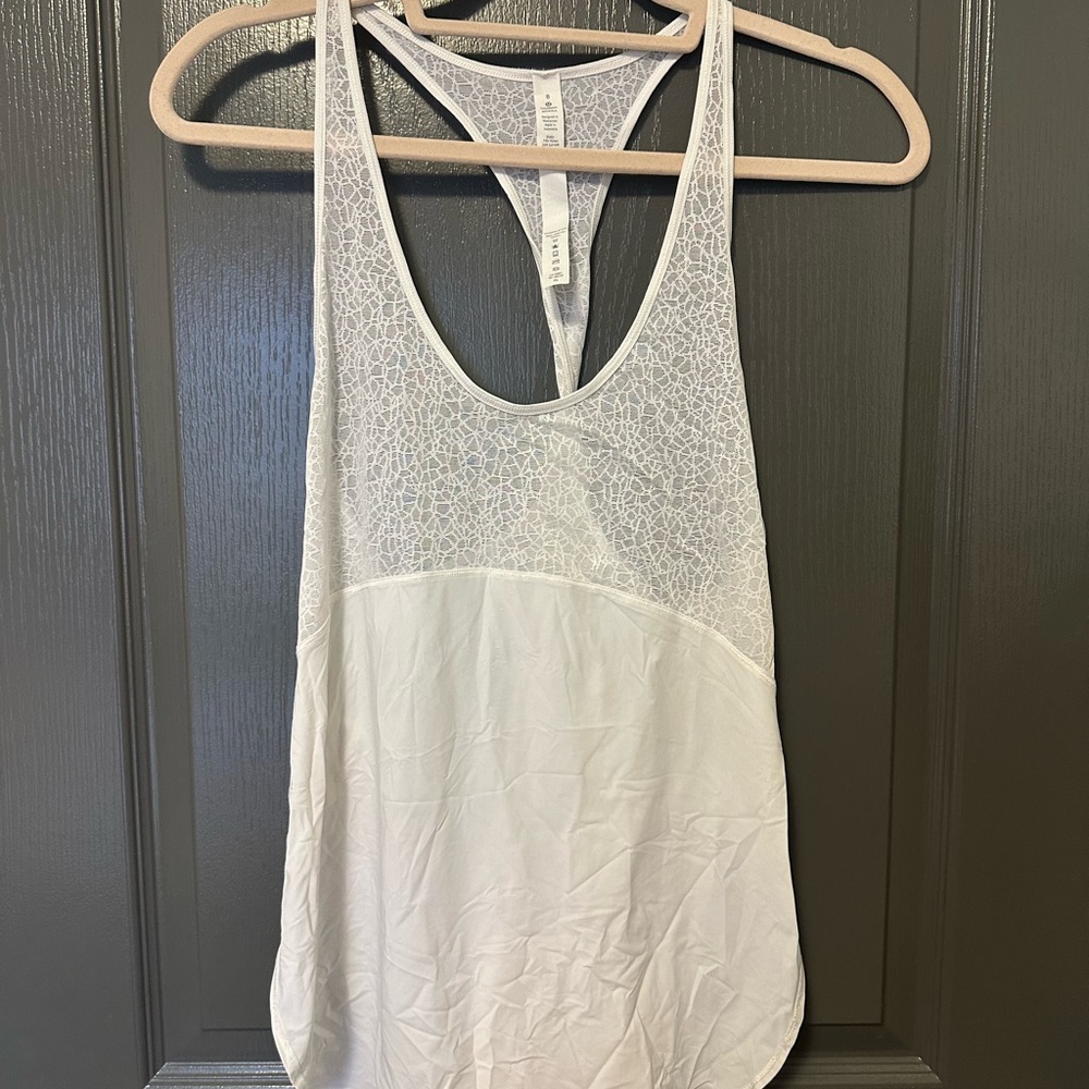 lululemon athletica White Tank Top
